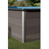 Piscina desmontable GRE de composite rectangular altura 124 cm KPCOR46