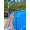 Piscina desmontable GRE de composite rectangular altura 124 cm KPCOR46