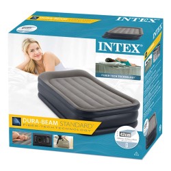 Colchón hinchable Dura-Beam Basic Deluxe Twin Intex 64132