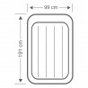 Colchón hinchable Dura-Beam Basic Deluxe Twin Intex 64132