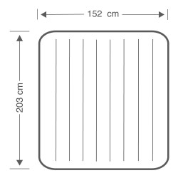 Colchón hinchable con 2 almohadas Dura-Beam Standard Intex 64765