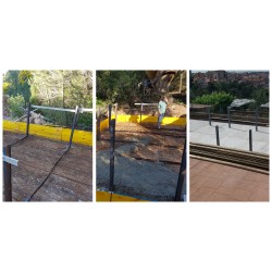 Piscina de madera GRE rectangular Braga Terrapools GRE 788030E