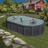 Piscina desmontable Gre Capri ovalada Grafito