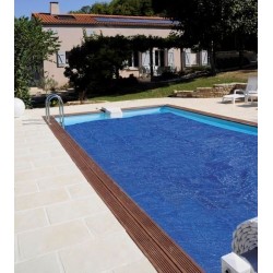 Cubierta isotérmica para piscina de obra rectangular