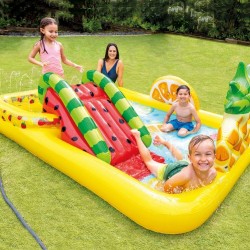 Centro de juegos con frutas y tobogán Intex 57158NP