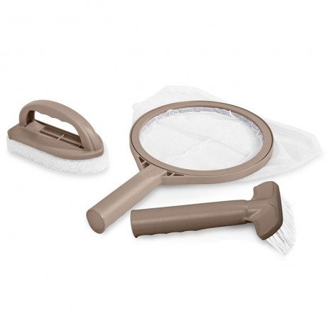 Kit de mantenimiento para spa (2 cepillos, 1 malla) Intex 28004
