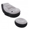 Sillón con reposapiés hinchable Intex 68564