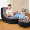 Sillón con reposapiés hinchable Intex 68564