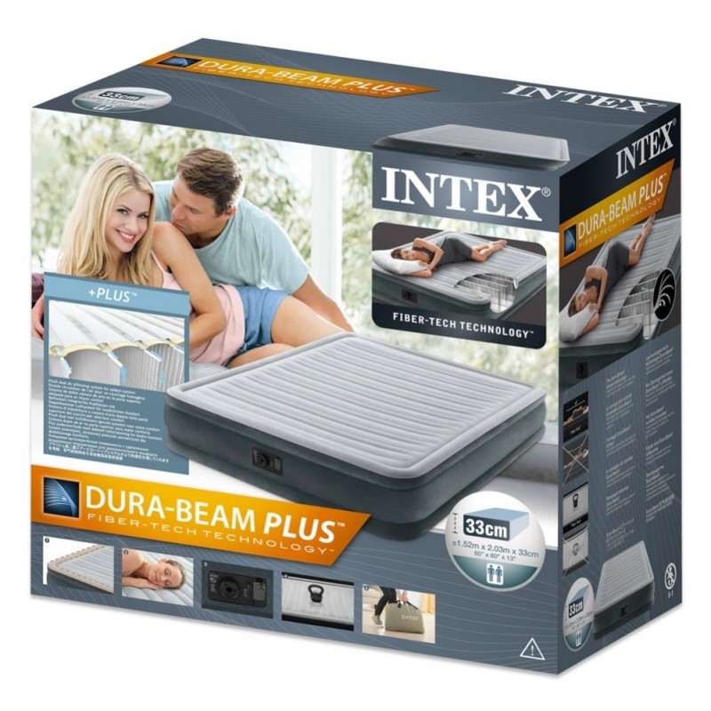 Intex 67770NP Cama de aire Fiber-Tech Comfort Plush 
