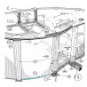 Perfil inferior PVC piscina ovalada GRE PC4601160WP