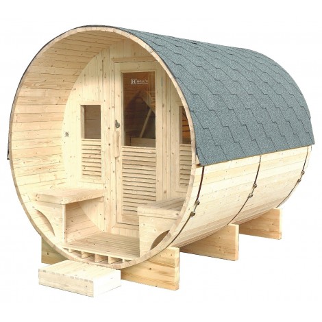 Sauna de exterior barril Gaïa Bella
