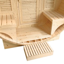 Sauna de exterior barril Gaïa Bella