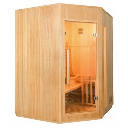 Sauna de vapor Zen 3-4 plazas rinconera