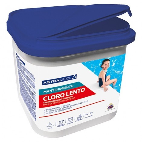 Cloro lento en polvo AstralPool 5kg
