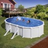 Piscina desmontable Gre redonda Ø350x132 chapa blanca