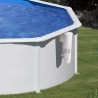 Piscina desmontable GRE redonda Bora Bora altura 120 cm chapa blanca