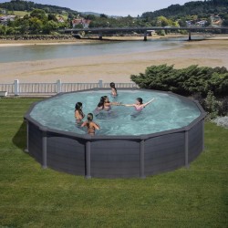 Piscina desmontable Gre Granada redonda Grafito