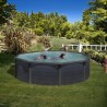 Piscina desmontable GRE redonda Grafito
