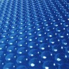 Cubierta verano piscina GRE ovalada madera 400 micrones