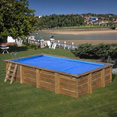 Cubiertas de Verano para Piscinas de Madera rectangulares y cuadradas
