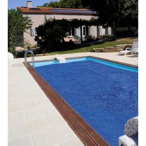Cubierta isotérmica para piscina de obra rectangular