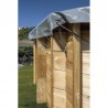 Cubierta invierno piscina GRE ovalada madera Wooden Pool 580 g/m²