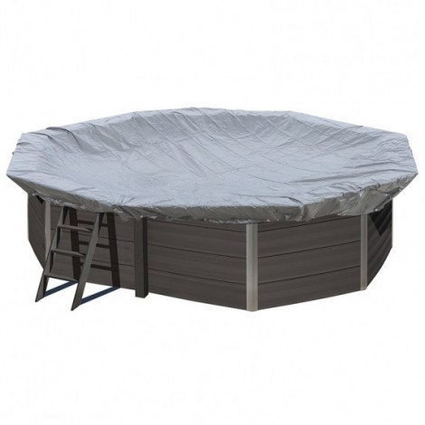 Cubierta de invierno piscina GRE ovalada Composite 580 g/m²