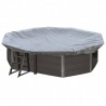 Cubierta de invierno piscina GRE ovalada Composite 580 g/m²
