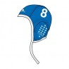 Gorro de waterpolo junior azul turbo