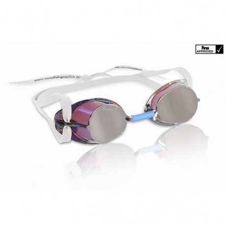 Gafas de natación suecas Malmsten metallic