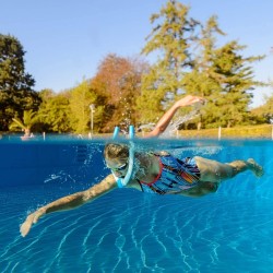 Tubo frontal natación AMEO Powerbreather Lap snorkel