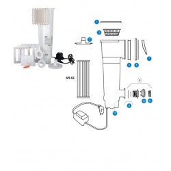 Recambio cesto skimmer depuradora cartucho GRE AR125