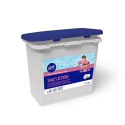 Cloro 5 acciones en pastillas de 250 gr GRE envase 3 kg