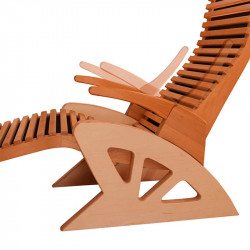 Tumbona para sauna Alto Confort
