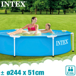 Piscina desmontable redonda INTEX Metal Frame