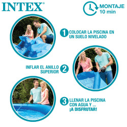 Piscina hinchable redonda INTEX Easy Set + depuradora