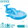 Centro de juegos hinchable INTEX ballena con pulverizador