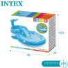 Centro de juegos hinchable INTEX ballena con pulverizador