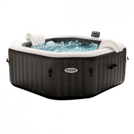 Spa hinchable octogonal INTEX con burbujas y jets Deluxe 1.098litros