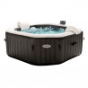 Spa hinchable octogonal INTEX con burbujas y jets Deluxe 1.098litros
