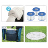 Spa hinchable octogonal INTEX con burbujas y jets Deluxe 1.098litros