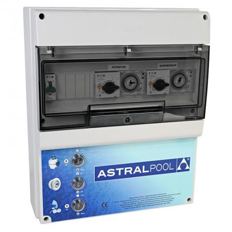 Armario maniobra 2 bombas control iluminación transf. 600W AstralPool