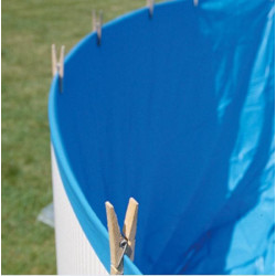 Liner azul piscina GRE redonda altura 90 cm FSP300, FSP350, FSP400, FSP450
