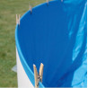 Liner azul piscina GRE ovalada altura 120cm 75/100