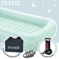 Cama hinchable infantil Intex con inflador
