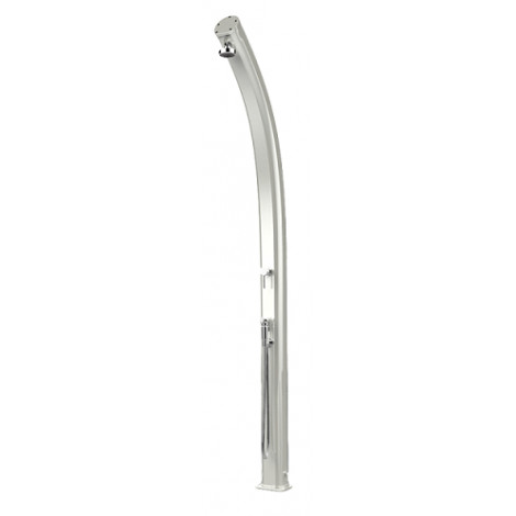 Ducha solar 23L en aluminio con diseño curvado Jolly Top Line