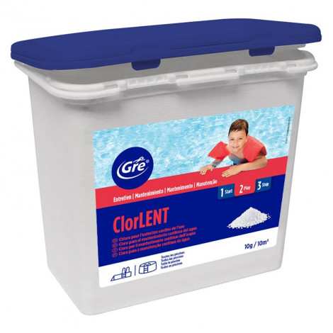 Cloro lento granulado 1kg GRE 76023