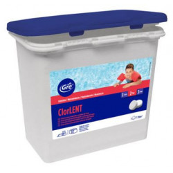 Cloro lento en pastillas 250 gr envase 1 kg GRE