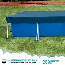 Cubierta rectangular piscina Intex