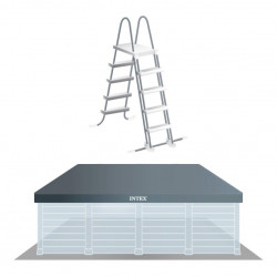 Piscina desmontable Intex Graphite Gray Panel